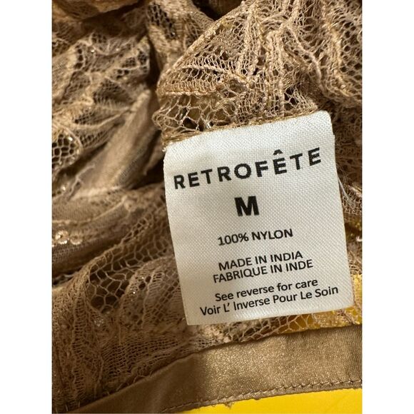 NWT RETROFETE MATILDA EMBELLISHED LACE DRESS SIZE M $998 - Picture 11 of 12